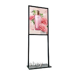 Sign Holder 21¾x29¾ Inches Displays Metal Board Double Sided Floor Standing