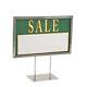 Sign Holder Table Frame. Metal Chrome. 7 X 11. Double-sided. 10 Pieces
