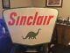 Sinclair Gas Oil Double Sided Porcelain Sign