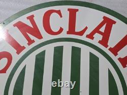 Sinclair Gasoline Porcelain Enamel Sign 48inches Double Sided