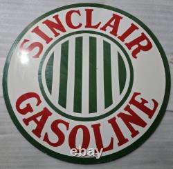Sinclair Gasoline Porcelain Enamel Sign 48inches Double Sided