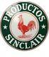 Sinclair Porcelain Enamel Sign 30 Inches Round Double Sided