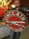 Sinclair Aircraft Oil Sign Airplane Sign Porcelain Sign 30inch Double Sided Sign