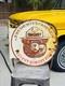 Smokey Double Sided Porcelain Advertising Sign Flange Roughly 18 Inches