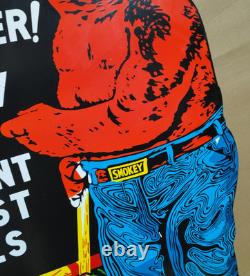 Smokey Prevent Forest Fires Porcelain Enamel Sign 42 x 30 Inches 2 Sided