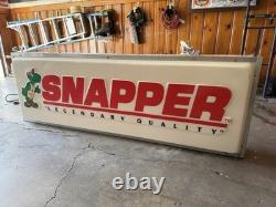Snapper Double-Sided Lighted Sign