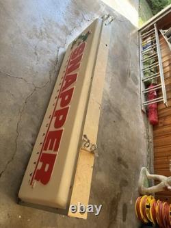 Snapper Double-Sided Lighted Sign