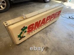 Snapper Double-Sided Lighted Sign