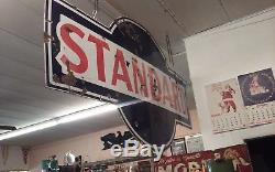 Standard Oil Double Sided Porcelain Sign