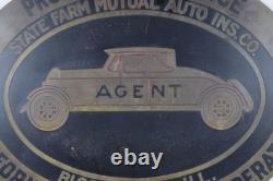 State Farm Mutual Auto Insurance Double Sided Brass Sign