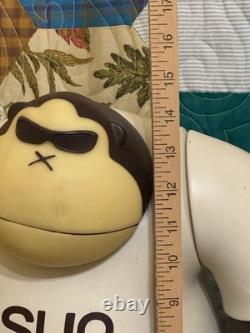 Sun Bum Sonny Gorilla Store Display Figure + Double Sided Sign Rare Advertising