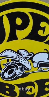 Super Bee Porcelain Enamel Sign 19.5 x 17 Inches 2 Sided
