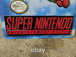 Super Nintendo Store Sign Super Mario Yoshi SNES Double Sided