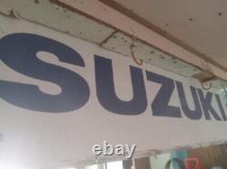 Suzuki Double Sided Porcelain Factory Race Sign