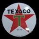 Texaco Porcelain Enamel Sign 30 Inches Double Sided