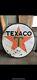 Texaco Double Sided Porcelain, Vintage Sign, Gas & Oil Memorabilia