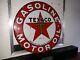 Texaco Gasoline-motor Oil Service Station Sign, Double Sided, 42, Porcelain