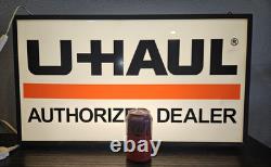 U-Haul Authorized Dealer Double Sided Lighted Sign 25 X 14, Updated LED