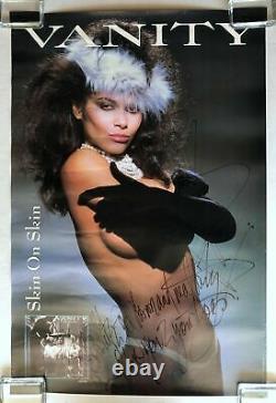 VANITY Skin On Skin 1986 Motown Signed Double-Sided Poster Denise Matthews