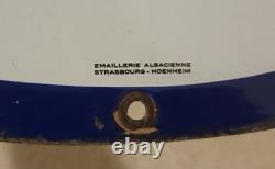 VESPA SERVICE double sided porcelain sign Rarer Paris version 31-1/2 Strasbourg