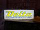 Vintage 1990s Delta Tire Sign Double Sided Illuminated New In Wrapping