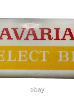 VINTAGE BAVARIAN/S Select Beer Lighted Sign Double Sided Hanger WORKS