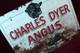 Vintage Charles Dyer Angus Beef Metal Sign Double Sided 1950's Survivor