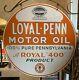 Vintage''loyal-penn'' Double Sided With Bracket & 30 Inch Porcelain Sign