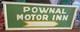 Vintage Motel Wooden Wood Sign Pownal Vermont Vt Motor Inn Large Double Sided