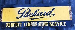 VINTAGE Packard Studebaker Metal Double Sided Sign