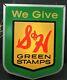Vintage S & H Green Stamps Light Up Sign Dual-sided Ca1960's Works! 14x18