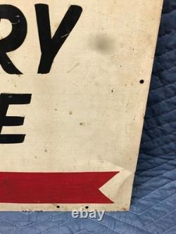 VTG 1940's IVYLAND PENNSYLVANIA Country Store Metal Double Sided Sign Old 34-26B