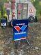 Valvoline Double Sided Motor Oil Sign With Display Stand