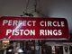 Vintage 1940s Perfect Circle Piston Rings Double Sided Light Up 3 Ft X 1 Ft X 3
