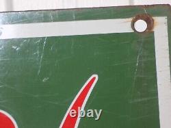 Vintage 1956 S & H Green Stamp Double Sided Metal Sign