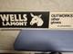 Vintage 1960s Wells Lamont Double Sided Composite Hanging Sign Donkey Icon 48x12