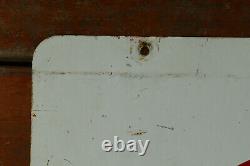 Vintage 1982 AAA Approved Double Sided Metal Advertising Sign 30 x 24