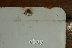 Vintage 1982 AAA Approved Double Sided Metal Advertising Sign 30 x 24