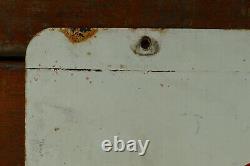Vintage 1982 AAA Approved Double Sided Metal Advertising Sign 30 x 24