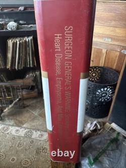 Vintage 1986 Large Metal Double Sided Figural Winston Cigarettes Pack Sign