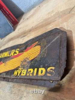 Vintage 7x18 Double Sided Farmers Pride sign