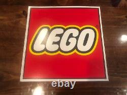 Vintage 90s Retail Lego Logo Display! Double Sided Sign! KB Toys Advertisement