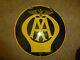 Vintage Aa Enamel Sign, 18 Diameter, Double Sided 1930-40s. Lovely Condition