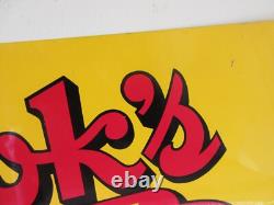 Vintage Advertising Cook's Beer Tin Double Sided Sign Wall Sign 729-l