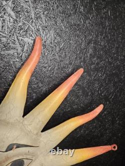 Vintage/Antique Tin Double Sided Sun With Face Sign Psychic Occult German