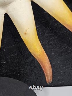 Vintage/Antique Tin Double Sided Sun With Face Sign Psychic Occult German