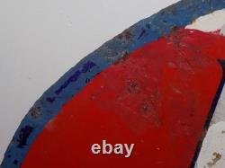 Vintage Ask For Kendall Motor Oils Porcelain Double Sided Sign