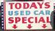 Vintage Auto Dealer Sign Todays Used Car Special Chevrolet Gm 1950s Double Sided