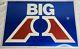 Vintage Big A Auto Parts Double Sided Metal Sign 36 X 23 1970s Car Garage