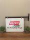Vintage Baldwin Filters Double Sided Service Station Sign With Hanger Bracket